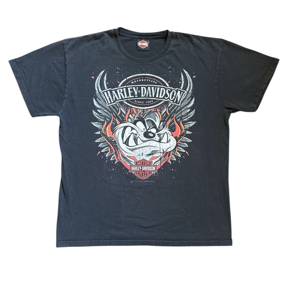 Looney Tunes Harley Davidson Black Caliente Shirt Size: L